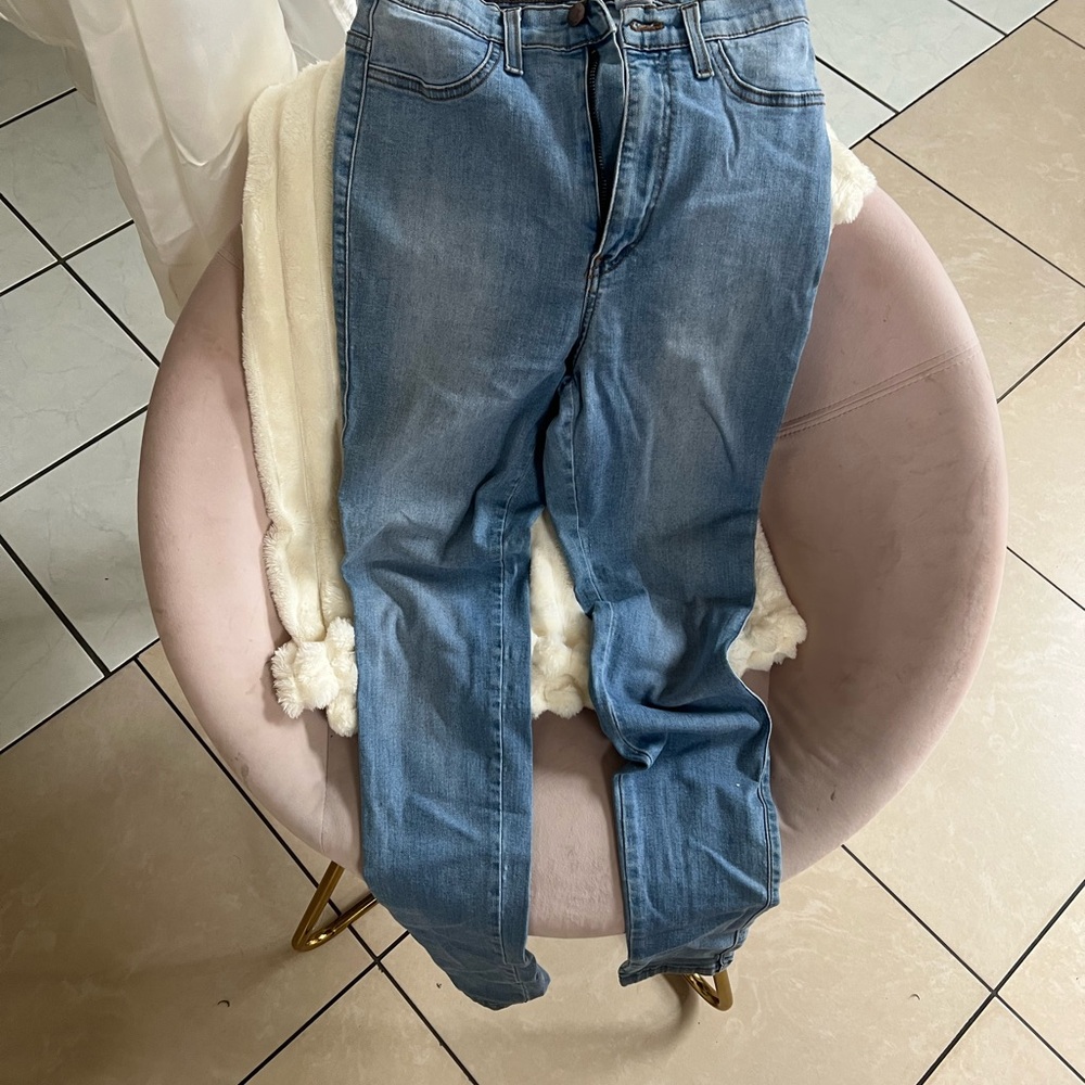 Vibrant Blue Skinny Jeans for Women